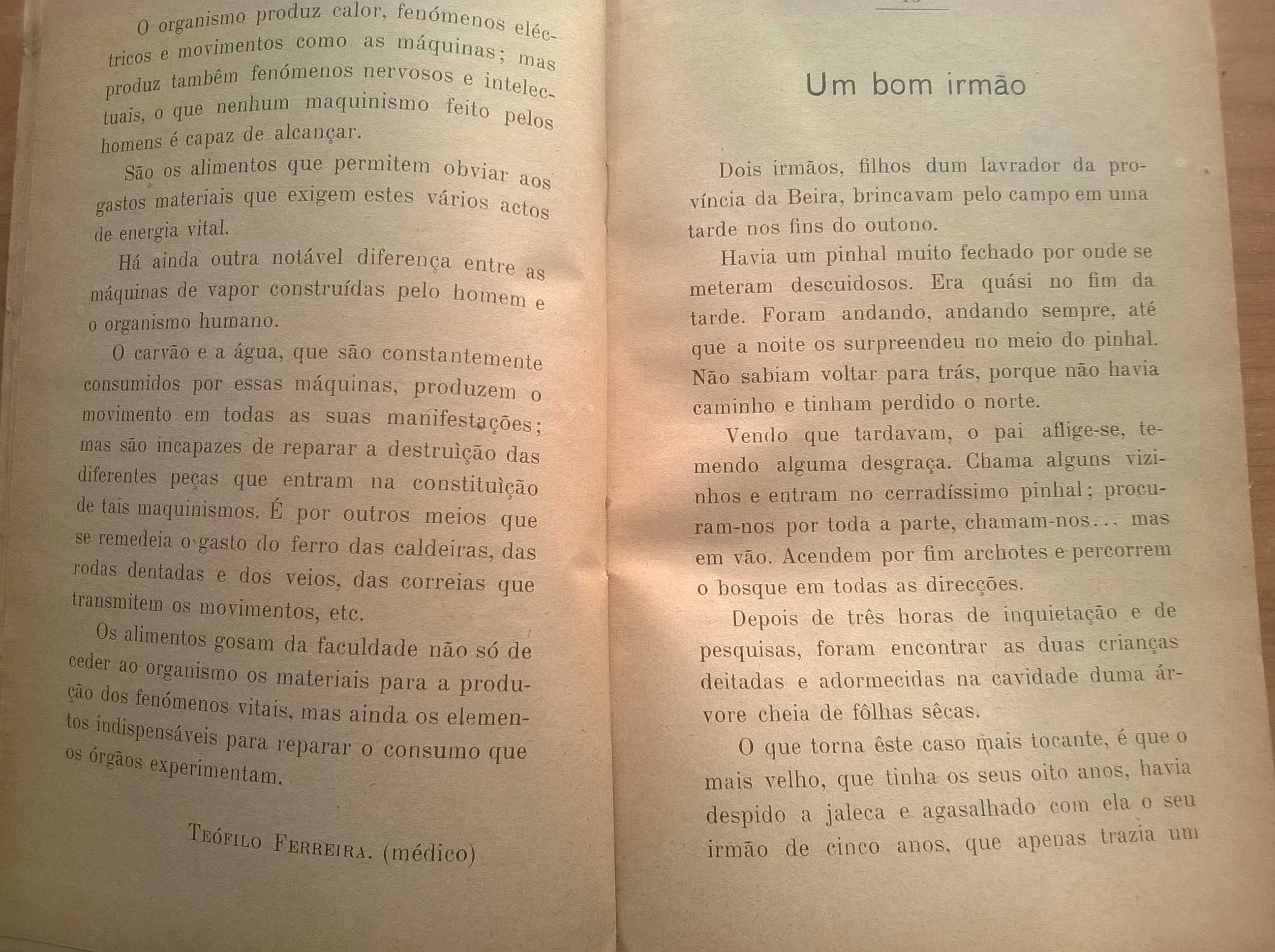 Instrução Primária - Leituras Modernas de 1912 - Júlio de Castro Rodr.