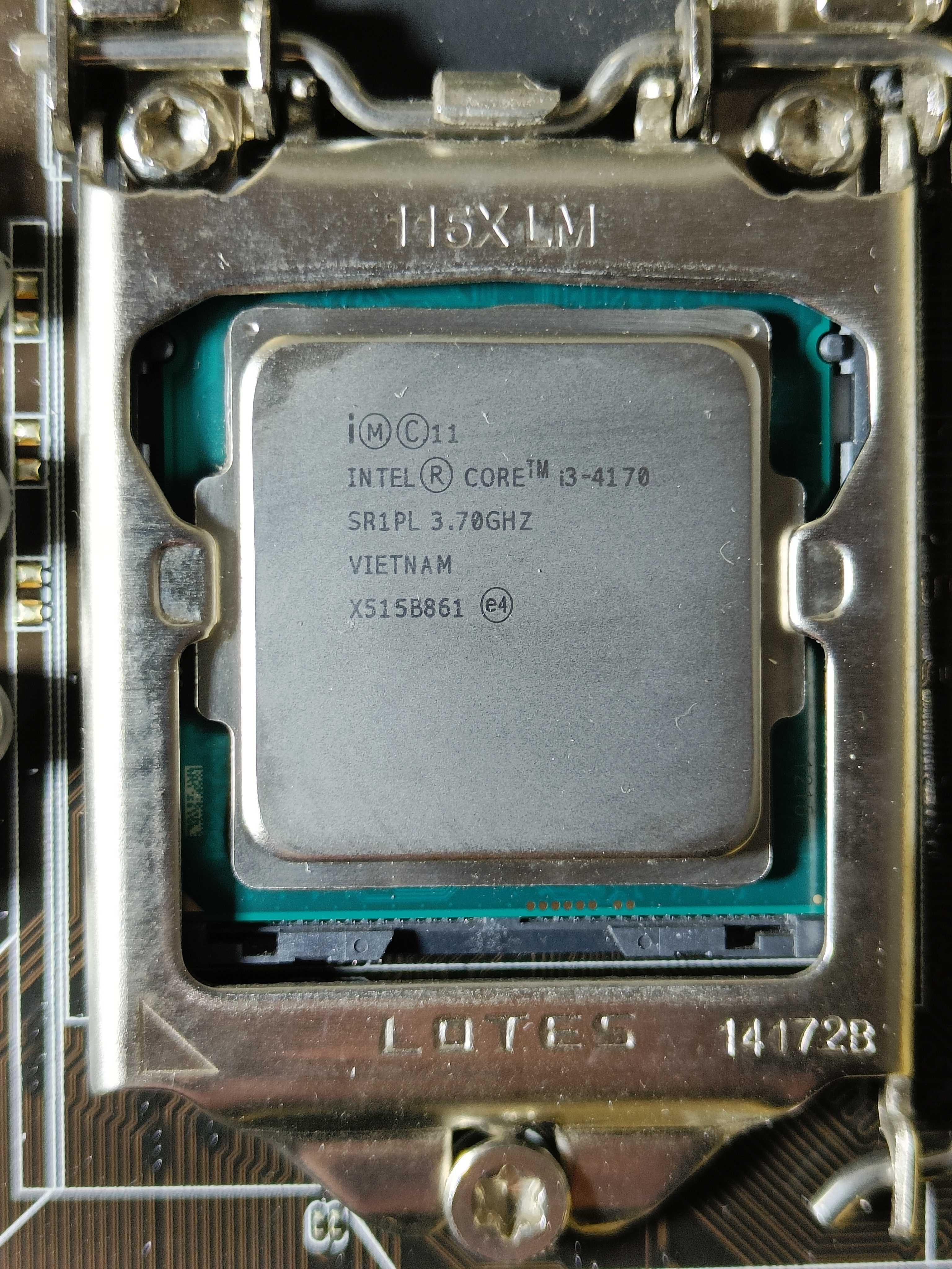 КОМПЛЕКТ Материнська ASUS H81-PLUS + процесор i5-4590 i3-4170 LGA1150