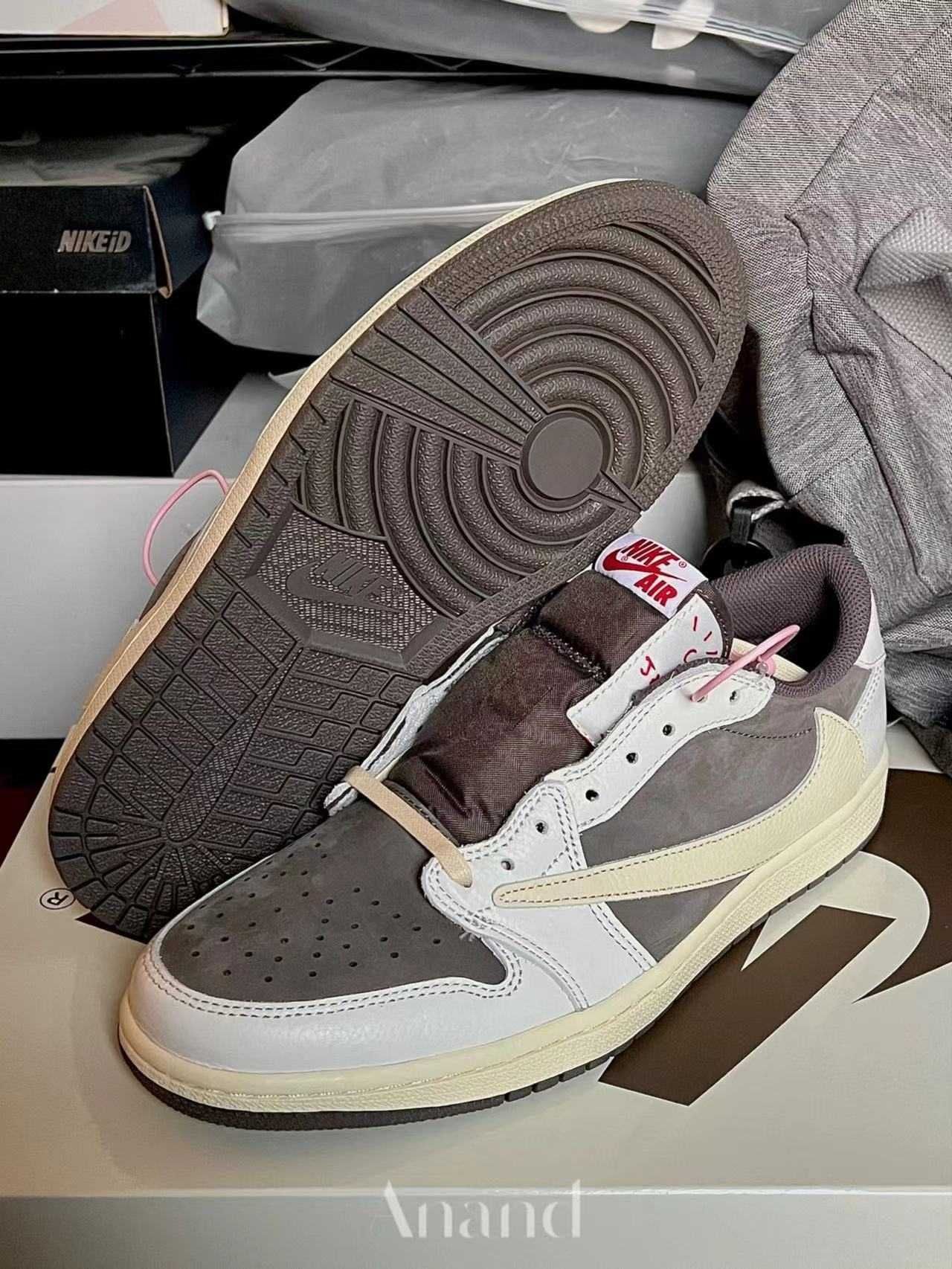 TS x Jordan1 Low Reverse Mocha Buty do koszykówki Trampki