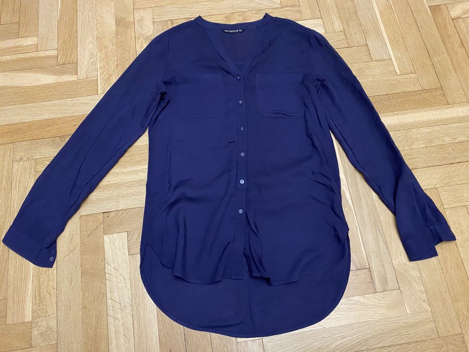 granatowa koszula Terranova, rozmiar xs / 34
