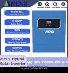 Inversor hibrido wifi 11000W 48V de 160A MPPT