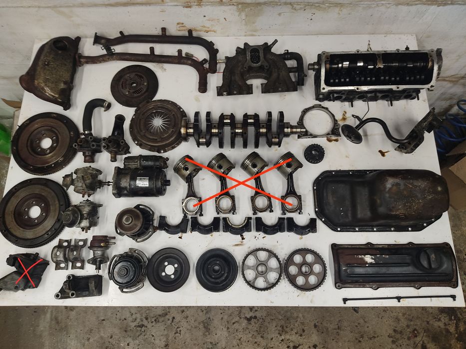 VW Golf I mk1 części silnik skrzynia