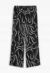 Spodnie NOWE damskie 50 52 we wzory Bonprix duże w gumkę plus size