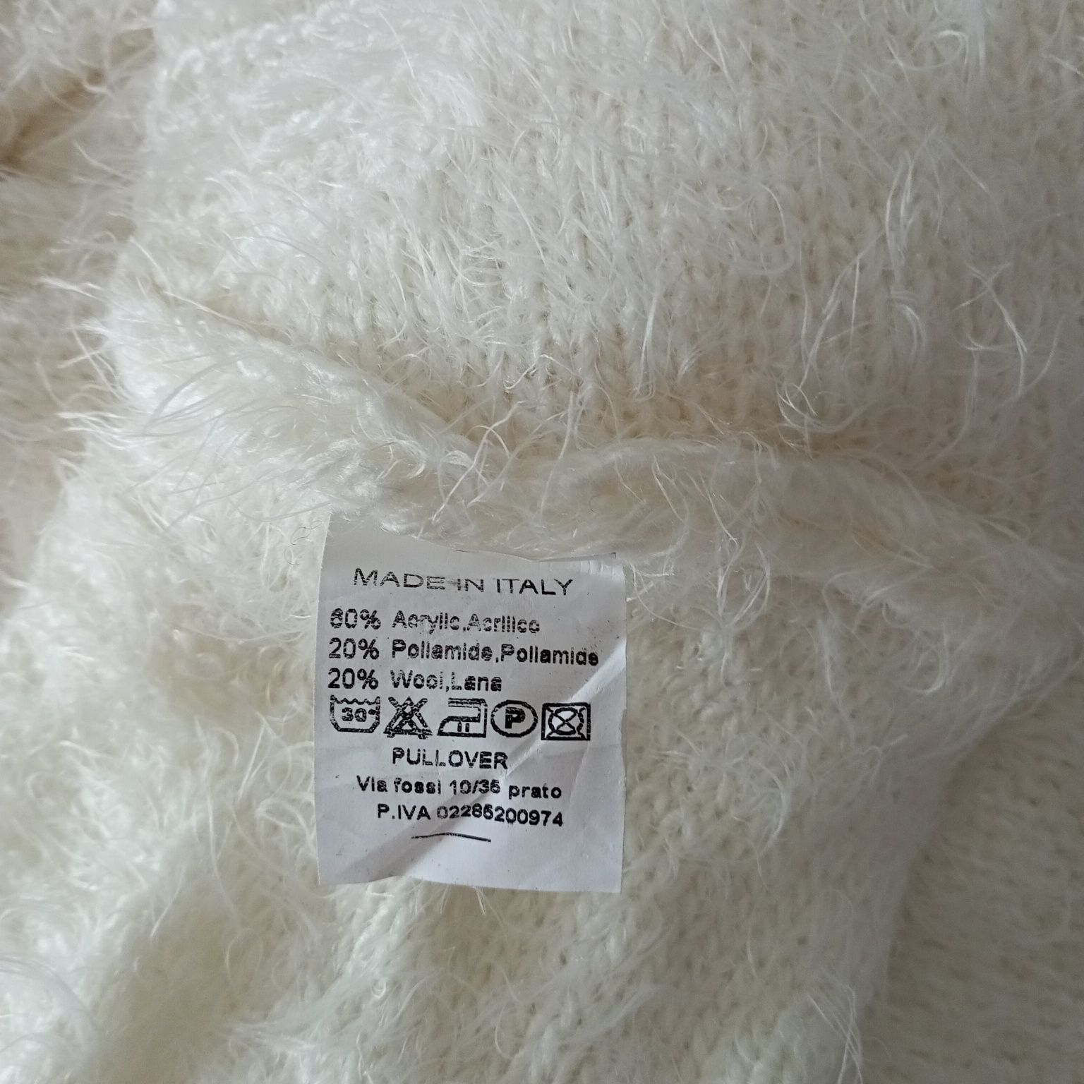 Pullover de  lã com pérolas