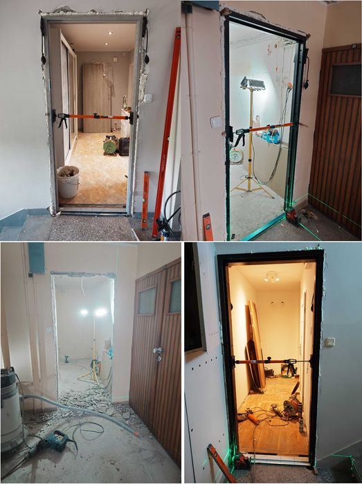 Montaż Drzwi Wejściowych Kompleksowo. Demontaż/Obróbka/Dowóz