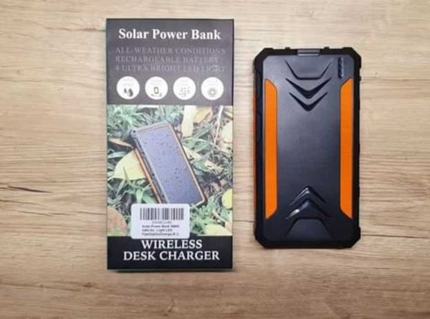 Solar Power Bank 38800mAh оригінал з США з безпровідною зарядкою