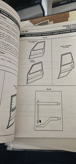 Manual de reparação de carroceria rover 100 (exclusivo oficina)