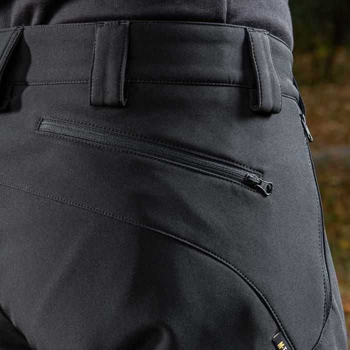 Штани чоловічі M-Tac Softshell Vent – ​​чорні. Розмір 38/32