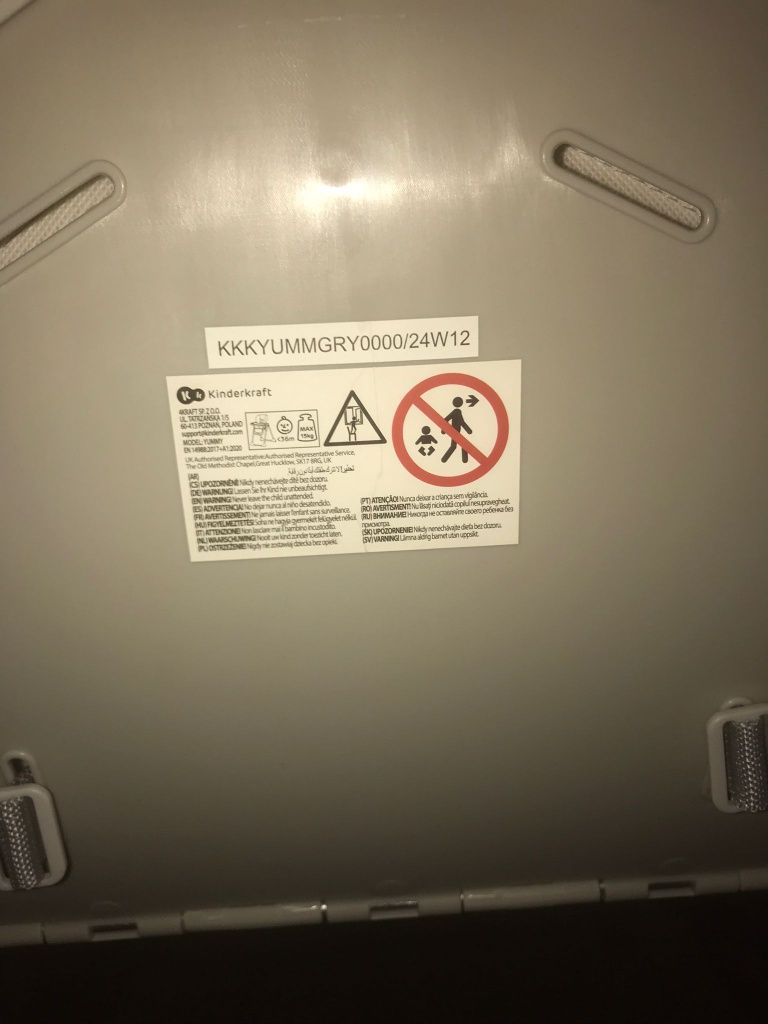 Cadeira de refeição de bebê