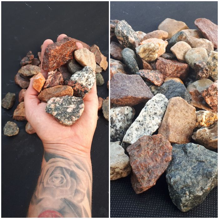 Kamień ogrodowy / ozdobny / kolorowy ŁUPEK / 16-32 , 8-16 / Transport