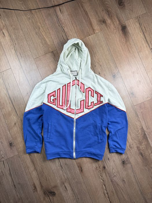 Кофта зіп худі толстовка Gucci big logo