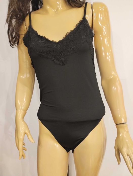 Nowe Body satynowe z koronką r. XS/S