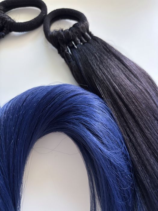 Warkoczyki na gumce doczepiane