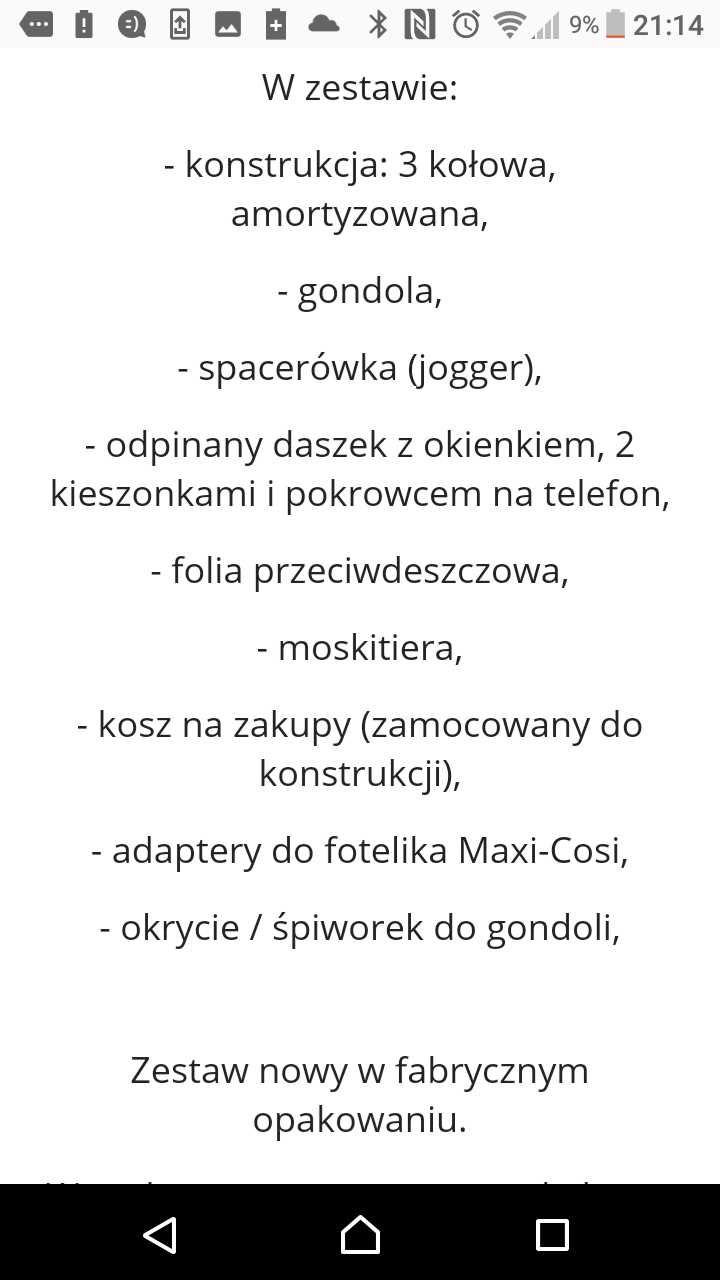 Wózek safety 1st gondola+spacerówka/yogger