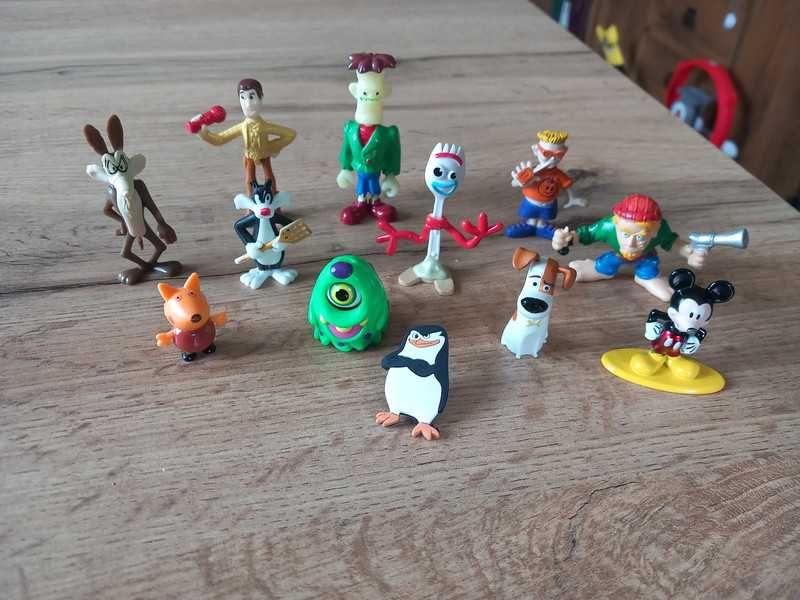 Figurki z bajek: Toy Story, Myszka Mickey, Looney Tunes, Madagaskar