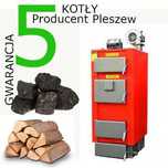 Kocioł na drewno węgiel 16kW -NOWY, wysoka wydajność Transport Gratis