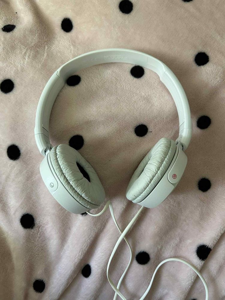 słuchawki sony białe