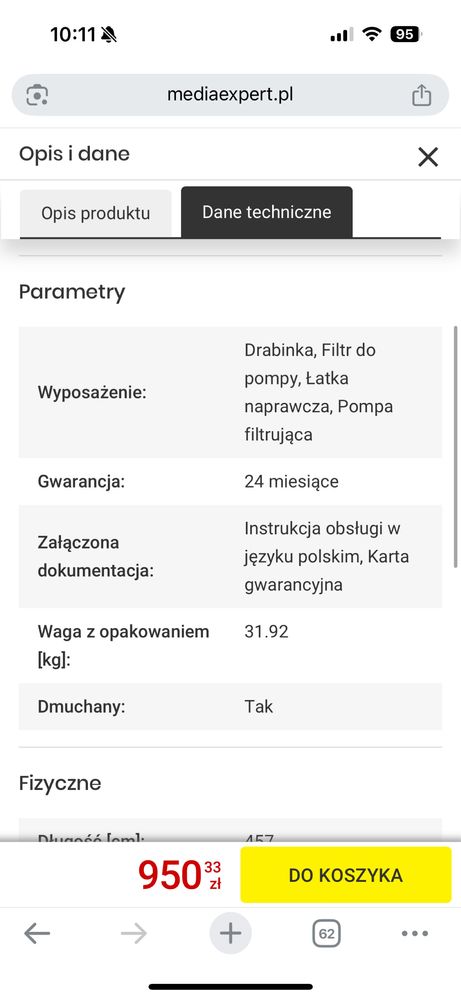 Basen - 4,5m - basen dmuchany - nowy - ogromny - ogrod