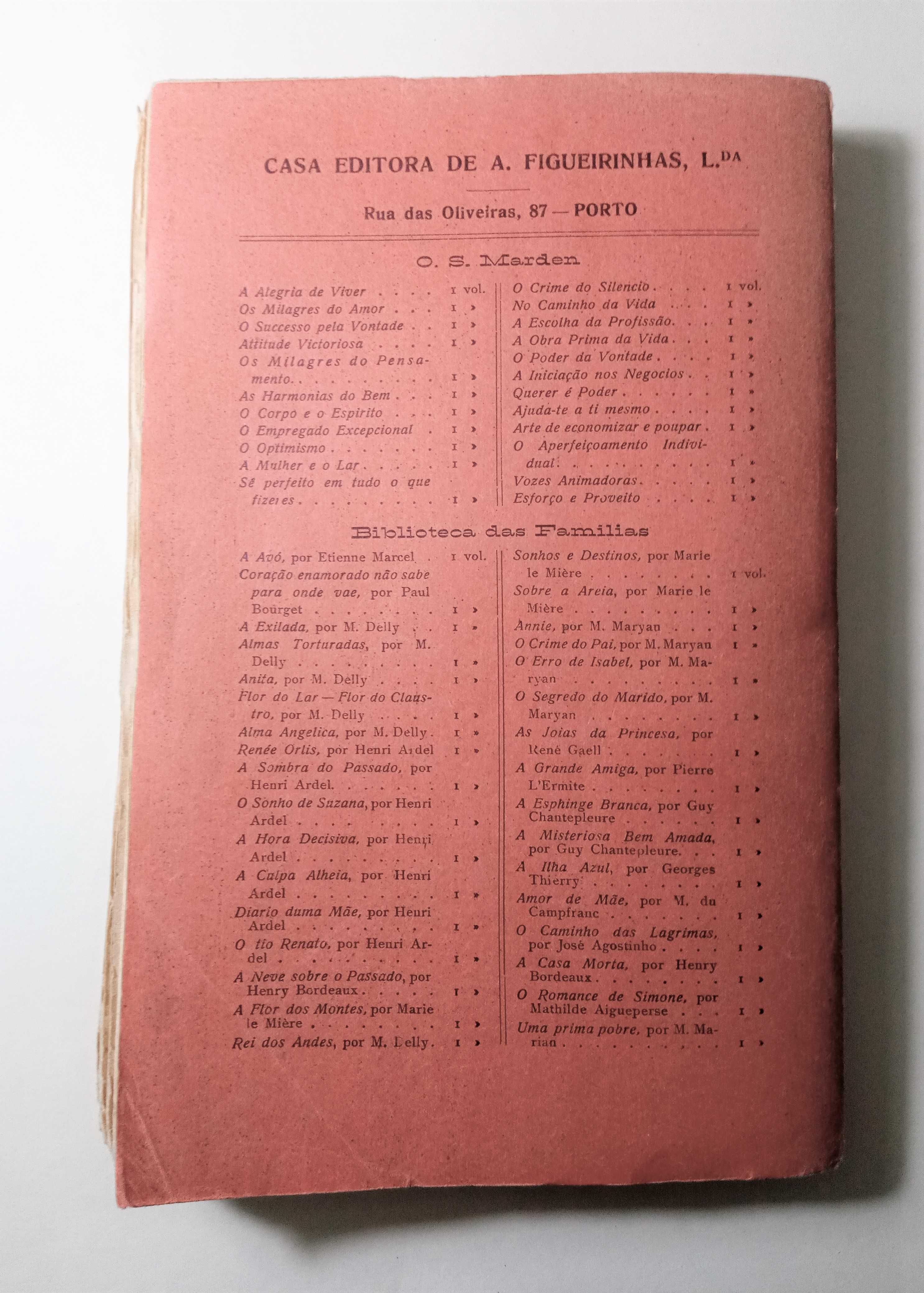 Reconquistada. Livraria Figueirinhas. 1930.