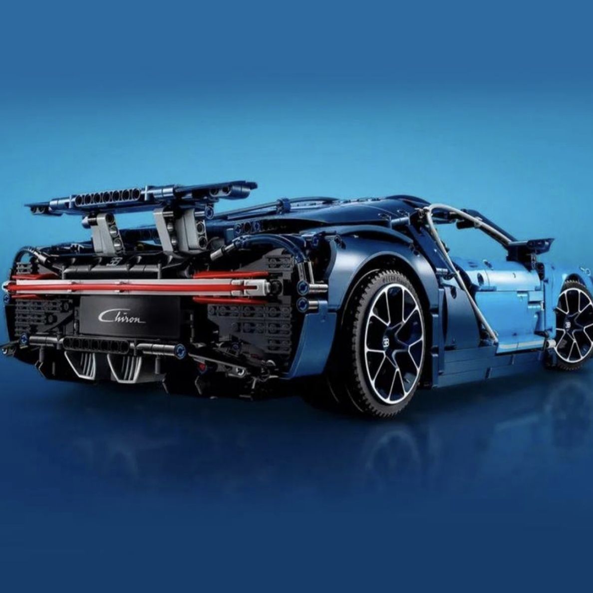 Конструктор Bugatti Chiron, 3599 деталей, сумісний з Lego Technic.