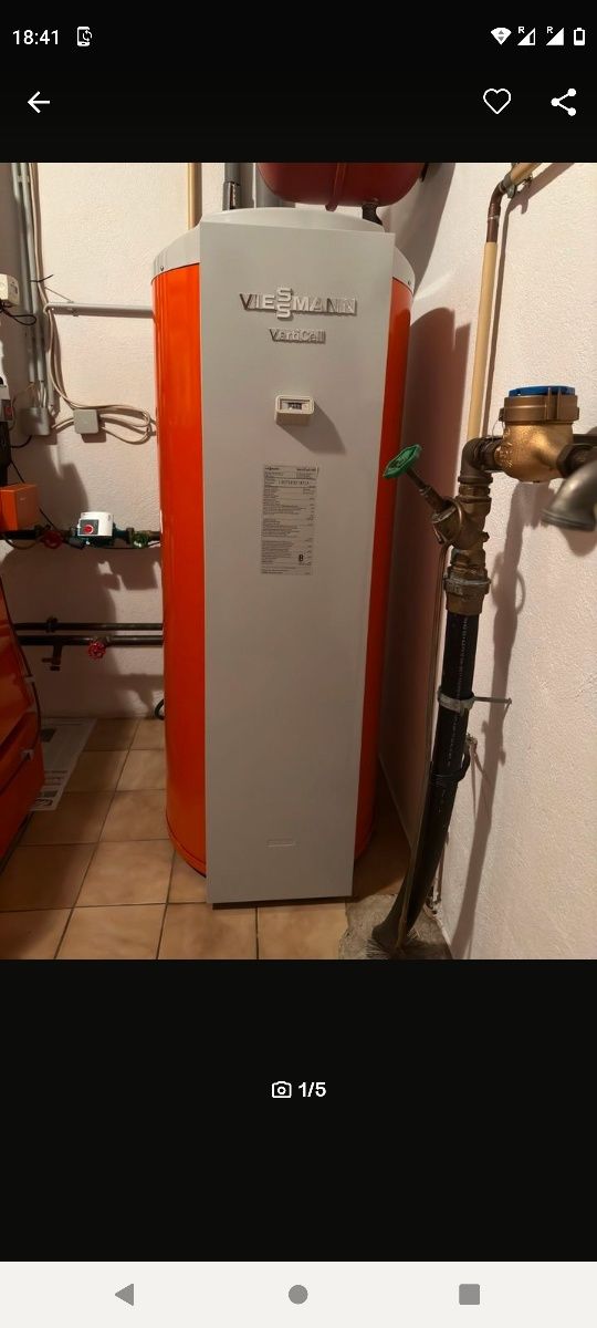 Zbiornik na wodę stal nierdzewna Viessmann 160l z Niemiec