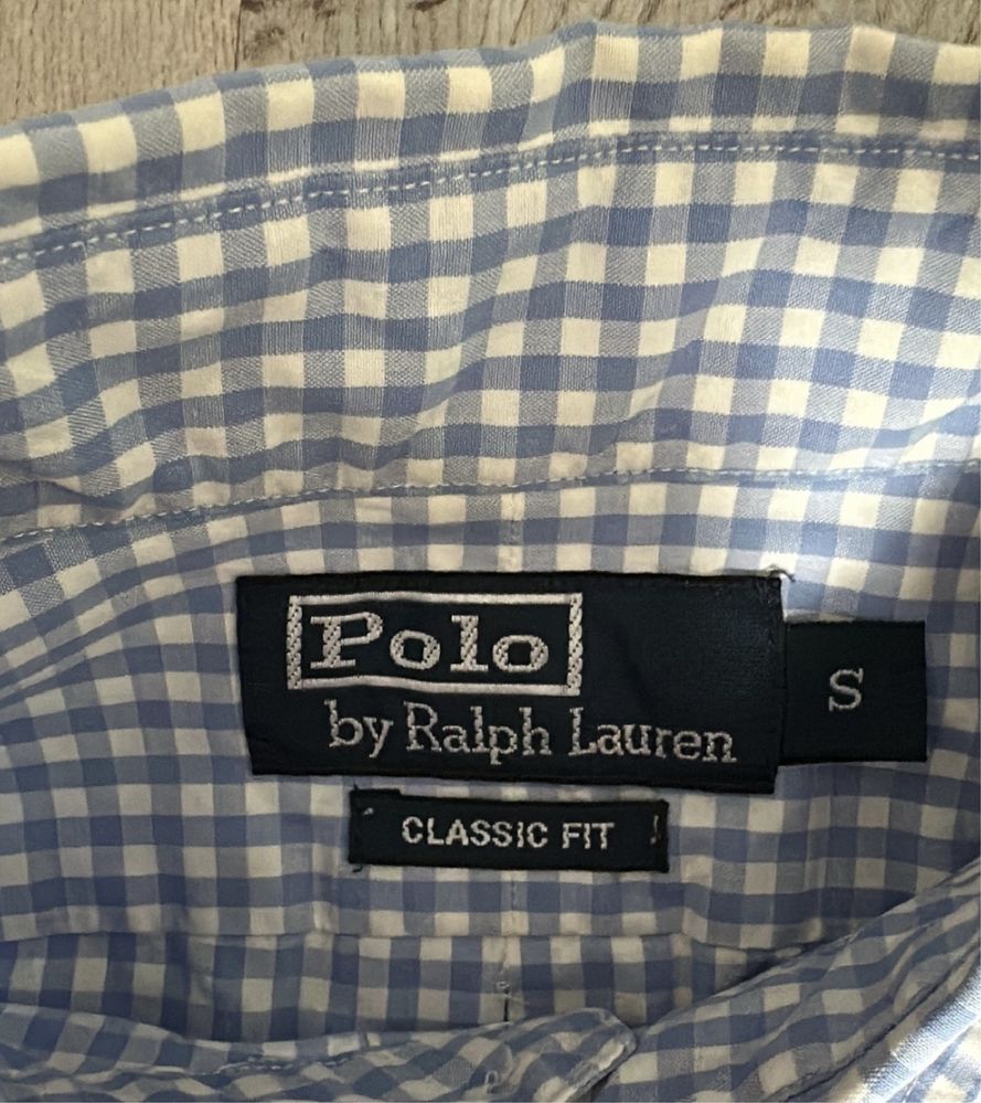 Niebieska koszula w kratkę Polo Ralph Lauren