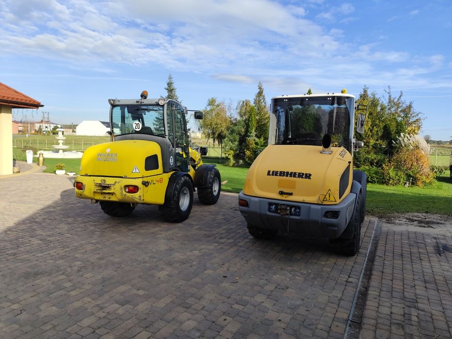 Ładowarka liebherr 508 cat jcb