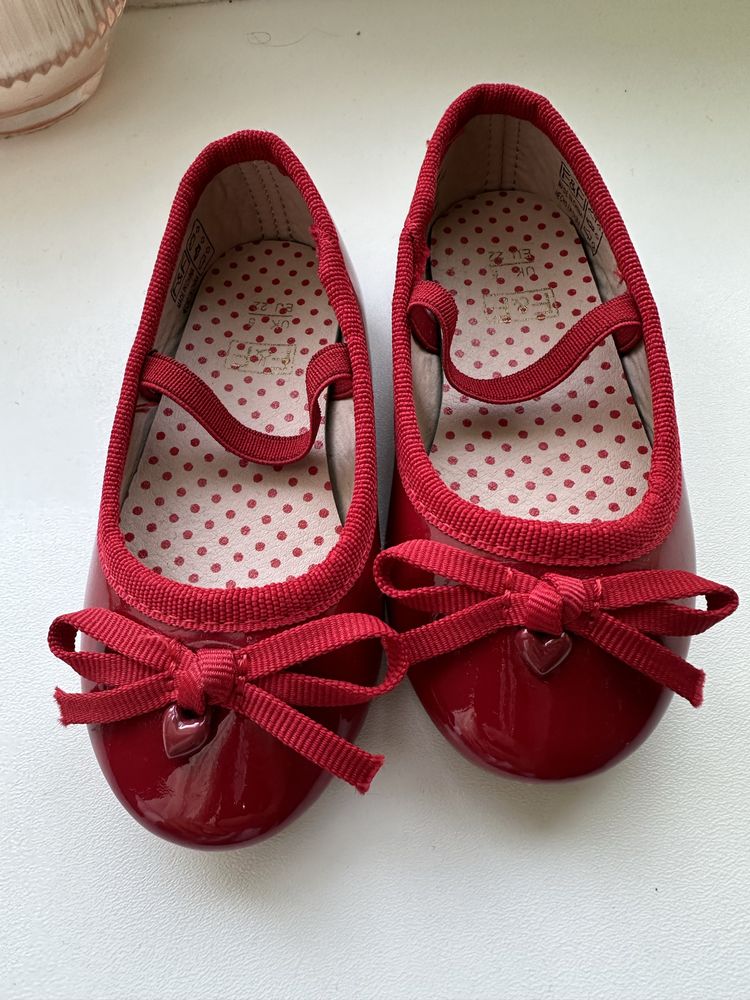 Червоні лакові туфельки, туфлі дівчачі, для дівчинки, 22 розмір