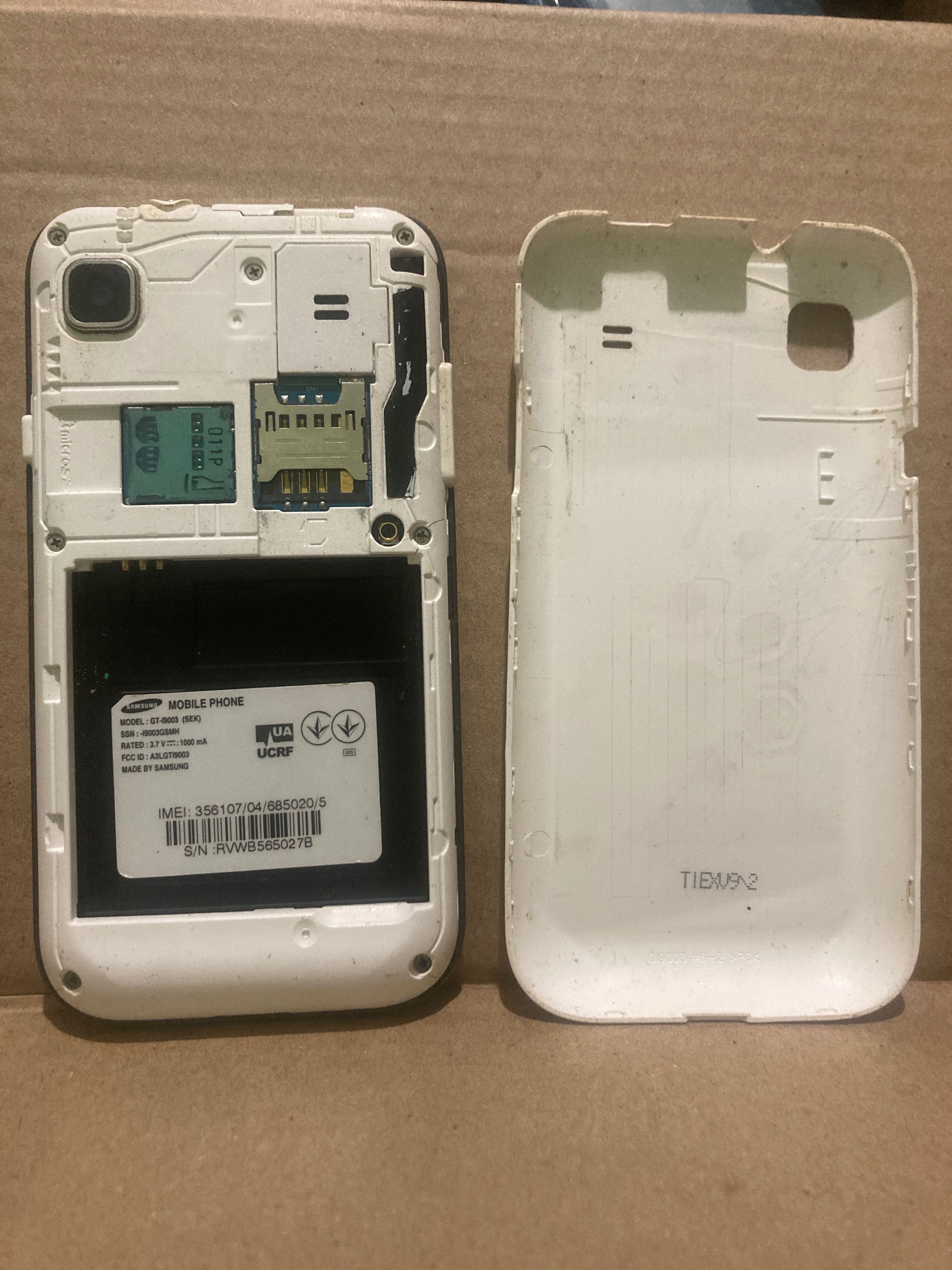 Samsung Galaxy S GT-I9003 на запчастини