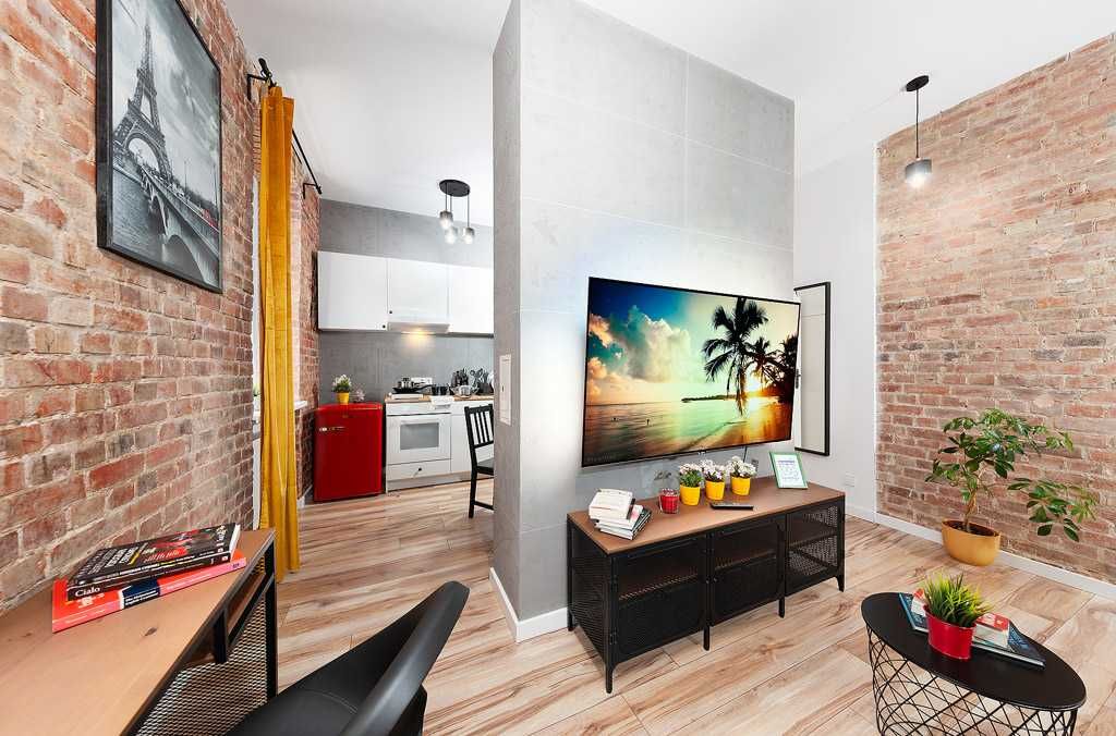 Kawalerka LOFT, Centrum, Wierzbięcice, smart TV 65"