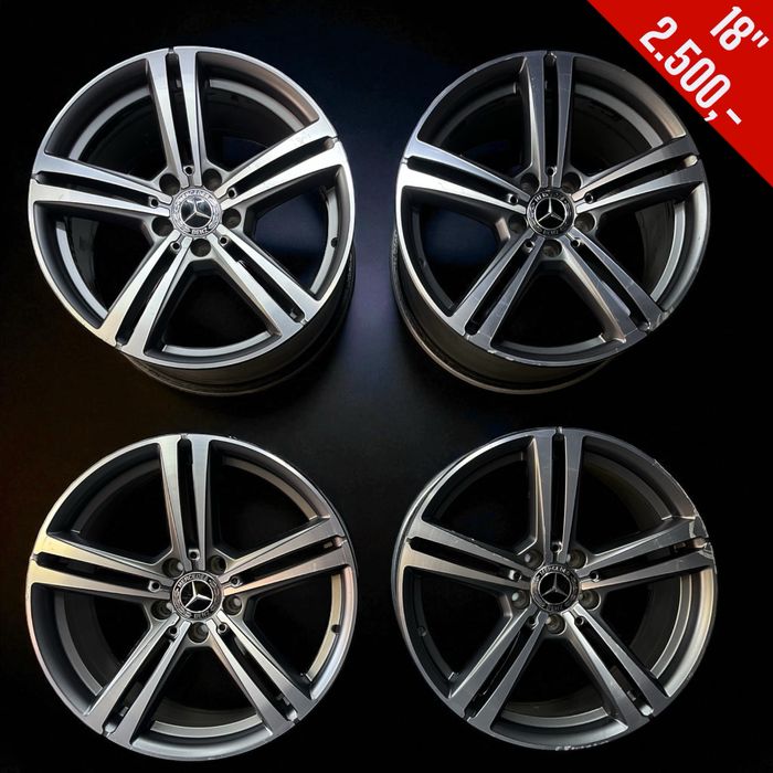 Oryginalne Felgi 18" MERCEDES alufelgi z dekielkami 8j et38