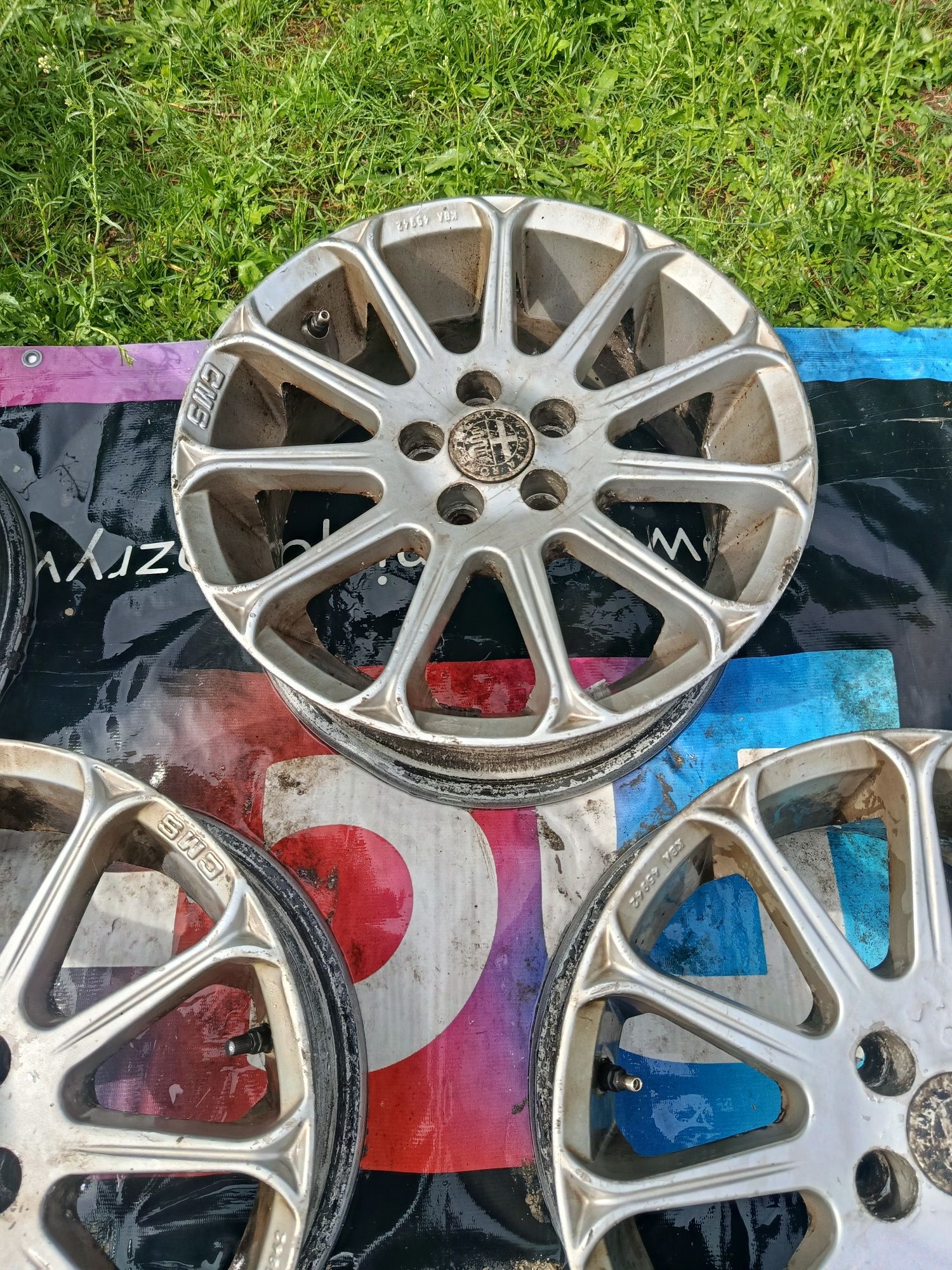 Alufelgi CMS 16cali 5x98 100 też pasuje (Alfa Romeo)