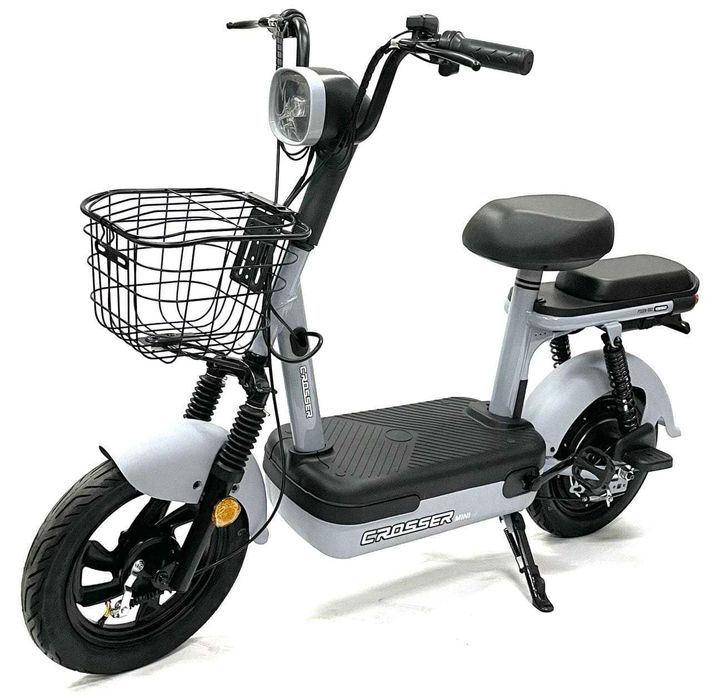 СУПЕР ХІТ‼️ Електро скутер FADA N9 мопед моторолер Crosser CR9 Сірий