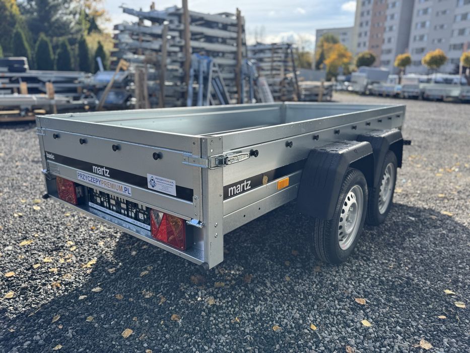 Przyczepa MARTZ 264/2 model BASIC dwuosiowa 264x126 płyty osb