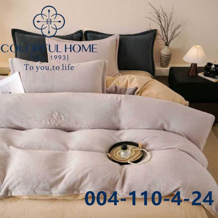 Постільна білизна ВЕЛЮРОВА "Комбінована" ЄВРО