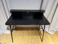 Biurko czarne eleganckie 100cm