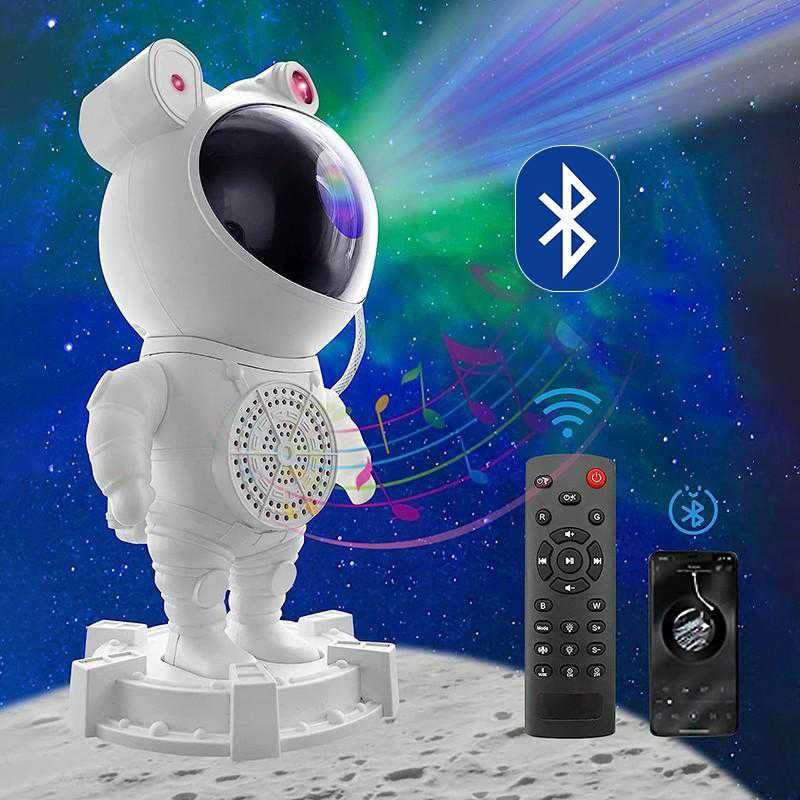 Proektor ASTRONAUTA LED + LASER, Gwiazdne niebo, bluetooth