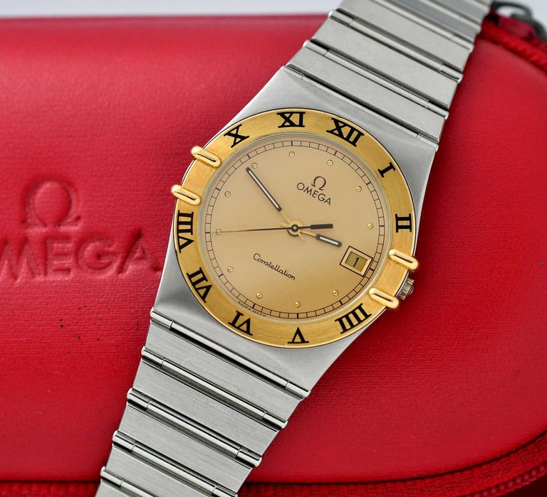 Zegarek OMEGA Constellation Chronometer - Stal Złoto 18k - 1989 - 33mm