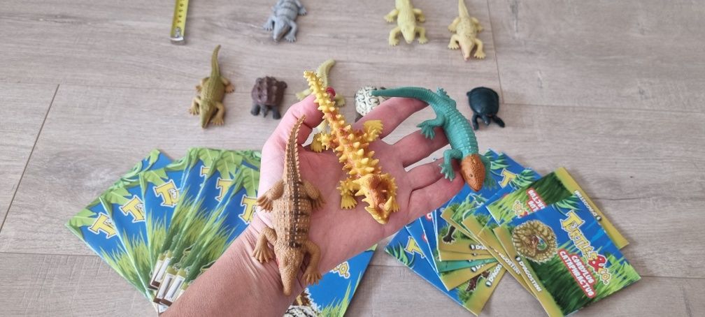Deagostini figurki Drapieżne Gady 11 sztuk