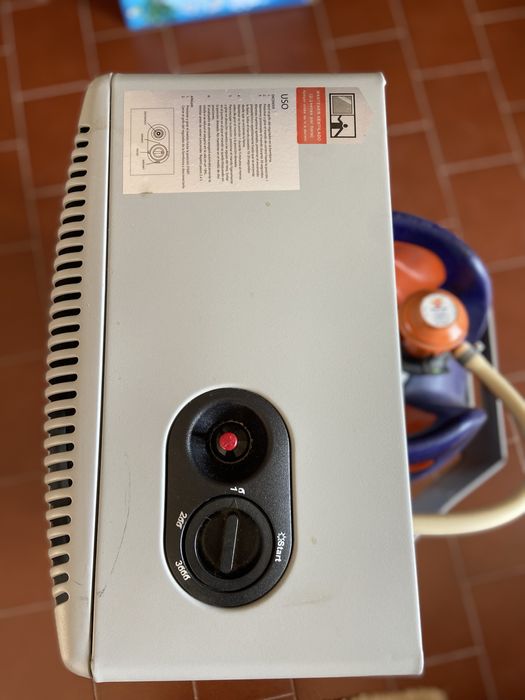 Aquecedor a gás com bilha e redutor