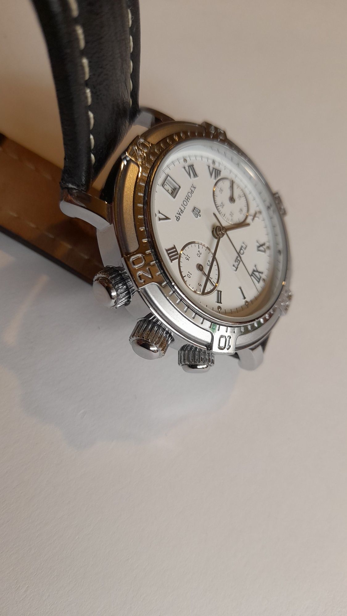 Zegarek Poljot chronograph średnica 40 mm.