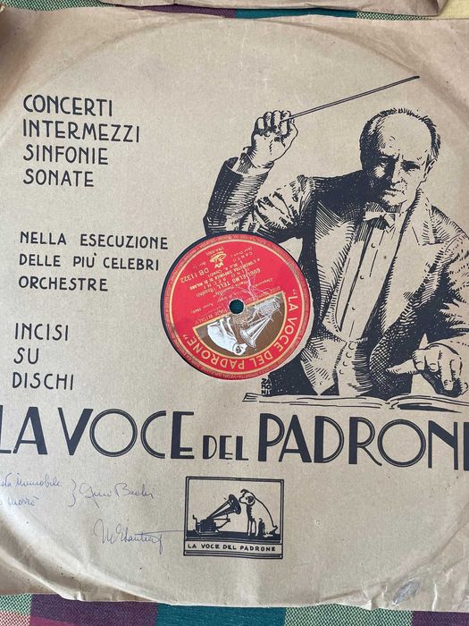 78RPM goma laca Gino Bechi