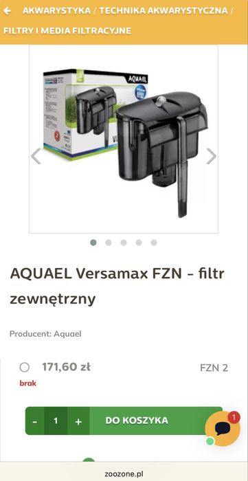 Akwarium 112L z osprzetem bez wystroju i ryb
