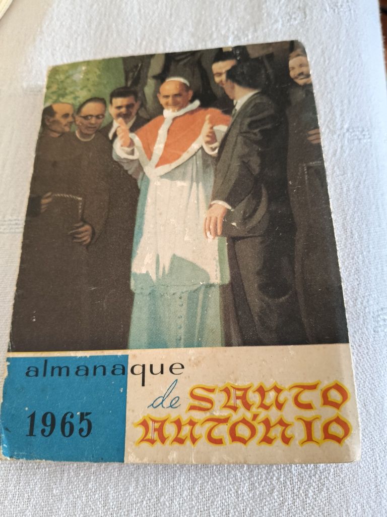 Raro Livro Almanaque de Santo Antônio para 1965