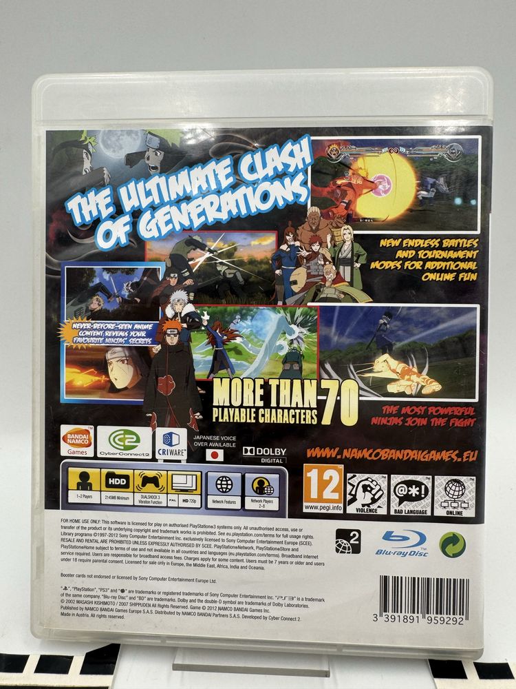 Naruto Shippuden Ultimate Ninja Storm Generations Ps3 Gwarancja
