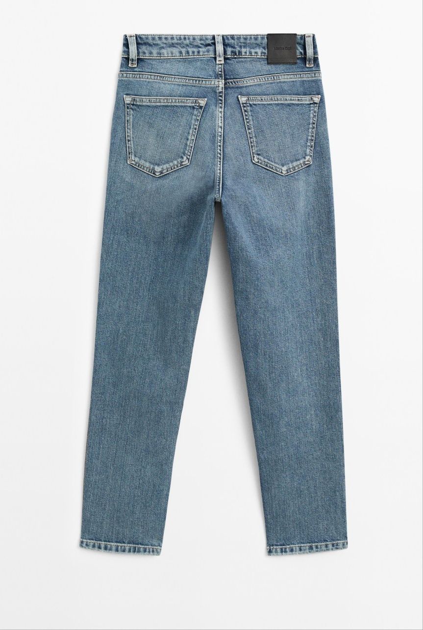 Massimo Dutti – jasne jeansy damskie  slim fit z bawełny, rozmiar S