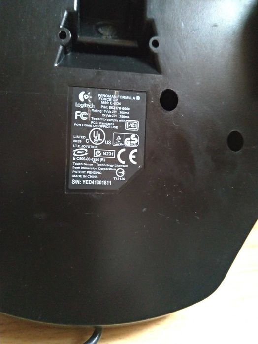 Ігрове кермо Logitech Wingman Formula Force GP руль робочий