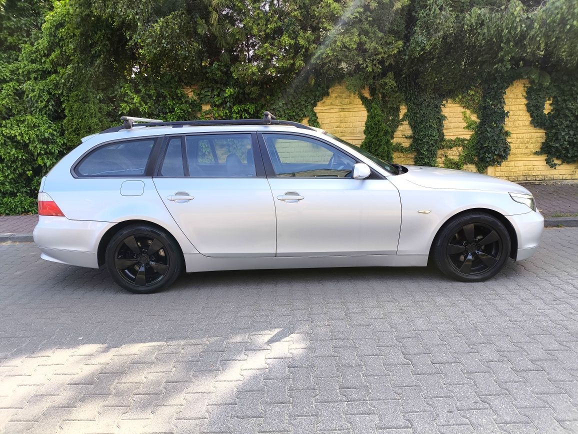 BMW E61 2.5D skóra,Automat,el.,Aluski,Panorama
