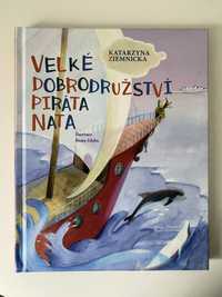 Книга на чешском «Velké dobrodružství piráta Nata»