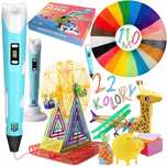 Magiczny Długopis 3d Drukarka Pen Filament Wkłady Kolorowe 110m Zestaw